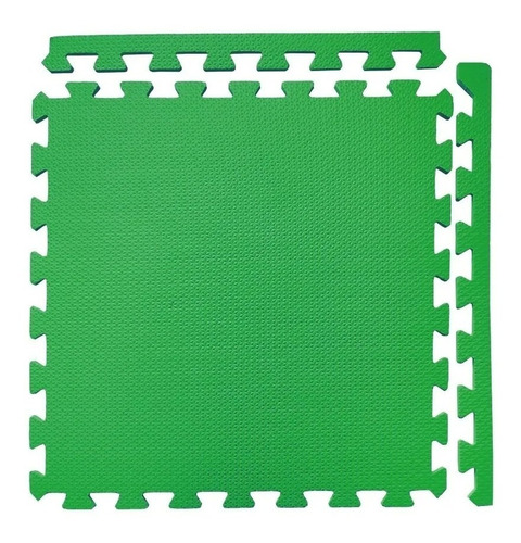 Piso Goma Eva Encastrable De 50 X 50 Con Borde (pack De 4 U)