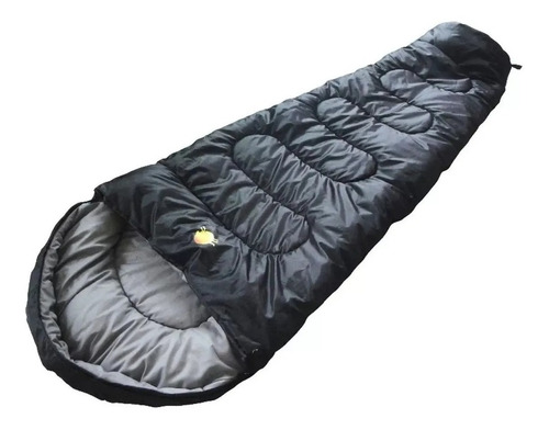 Saco de dormir Guepardo Térmico Camping Ultralight cor preto