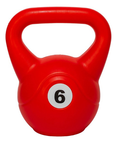 Pesas Rusas Kettlebel Pvc 6 Kg Funcional Gym Mancuerna Fit