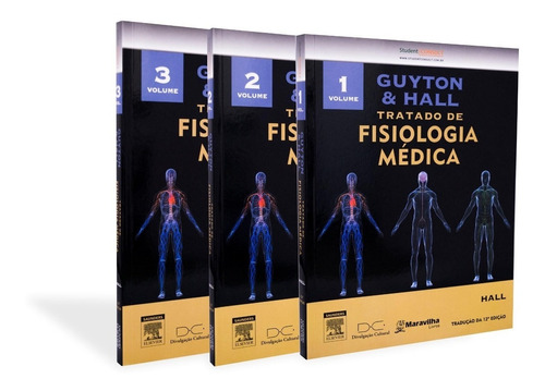 Livro Guyton E Hall Tratado De Fisiologia Médica 12ed 3vol