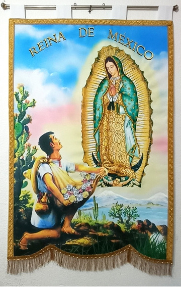 Estandarte Virgen De Guadalupe Y Juan Diego | MercadoLibre ???? Estandarte Virgen De Guadalupe Y Juan Diego | MercadoLibre ????