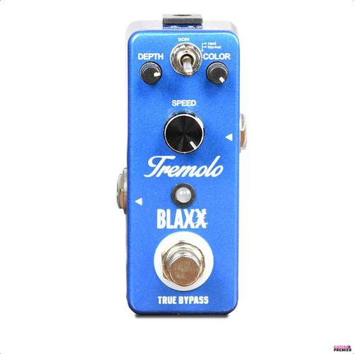 Pedal Tremolo 2 Modos Para Guitarra Y Bajo True Bypass Metal