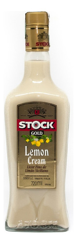 Licor Stock Gold Lemon Cream Fino De Limão Siciliano 720ml