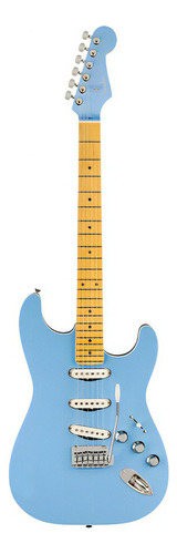 Fender Aerodyne Special Stratocaster, cor azul californiana, material de escala Celeste, orientação para a mão direita