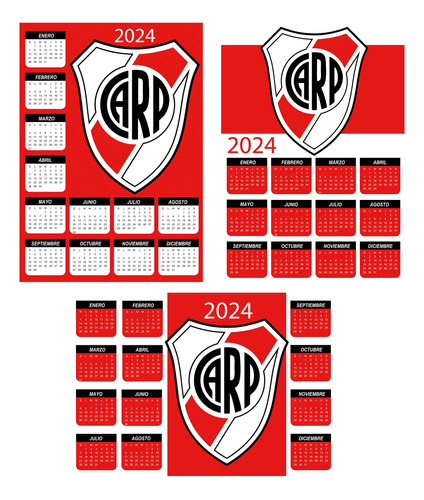 Kit Calendarios Imprimibles Y Editables River Plate Pdf Y Ai