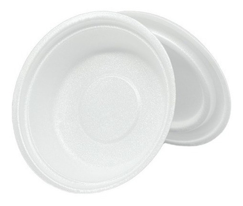 Imagem 1 de 6 de Marmitex Isopor Redonda 750ml Com Tampa Com 200