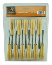 Comprar Juego De Cinceles Para Tallar Madera Gubia 11 Pieza Ferrawyy