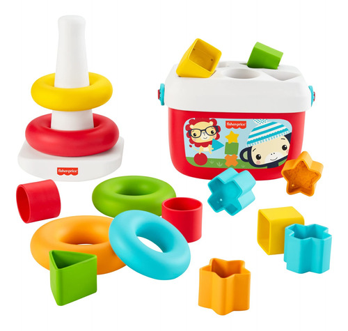 Fisher-price Baby's First Blocks And Rock-a-stack - Juego D.