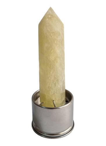 Obelisco Cristal Citrino Para Botella De Agua Importado