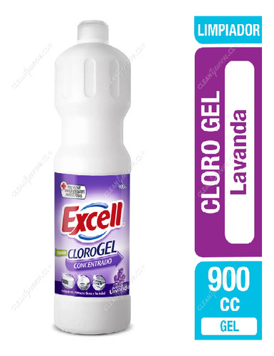 Cloro Concentrado Excell Lavanda 900ml  (2uni)super