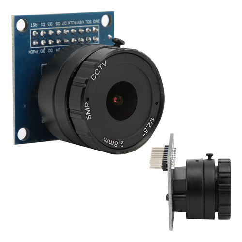 Módulo De Cámara Ov7670 De 5 Megapíxeles, Ajustable, Soporte