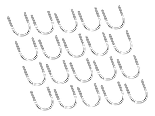 Juego De 20 Piezas En Forma De U De Acero Inoxidable 304 M6x