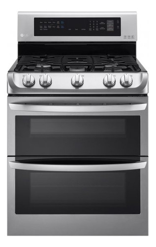 LG 6.9 Cu. Ft. Stainless Steel Gas Double Oven Range With 