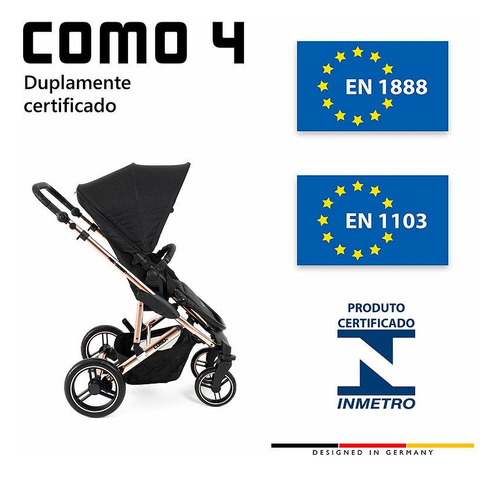 Carrinho Abc Design 3 Em 1 Linha Diamond Asphalt Como 4