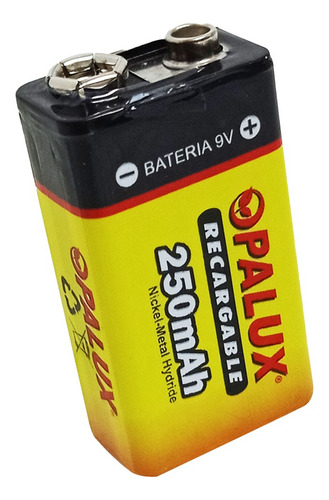 Bateria Opalux 9v Recargable De 250mah, Nuevo