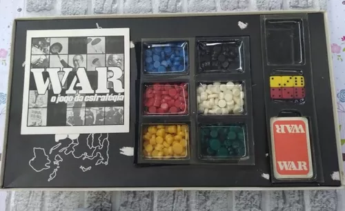 Jogo de Tabuleiro War Game Grow - Original Anos 70/80