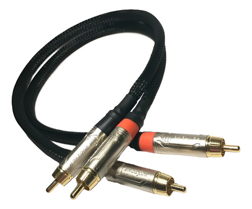 Cables De Interconexión Rca A Rca Audio Roxtone 1,50 Metros