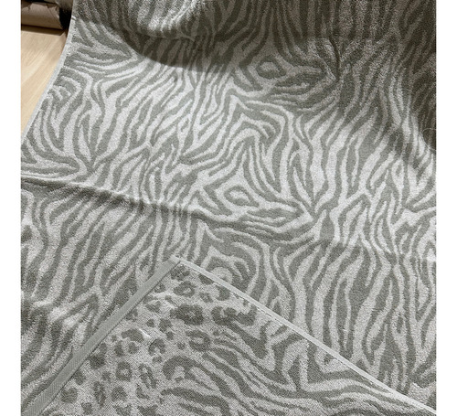 Toalha De Banho Animal Print 100% Algodão 70x140cm - Zebra