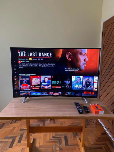Imagem 3 de 10 de Tv Tcl 48 Curvada Com Amazon Firetv 4k Com Alexa