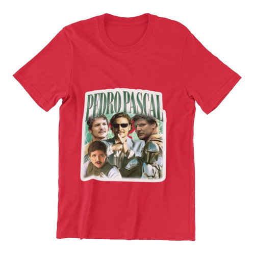 Polera Unisex Pedro Pascal Actor Chileno Estampado Algodon