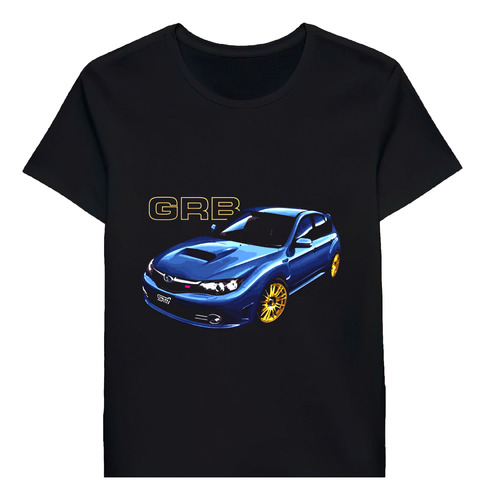 Remera Jdm Impreza Wrx Sti Grb Rally Blue Gold Bbs 128209295