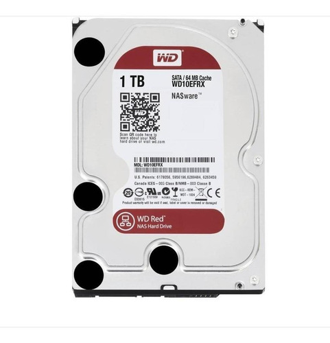 Disco Rígido Hd Red Nas 1tb Sata Wd10efrx - Wester Digital