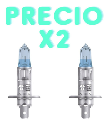 Lamparas Osram Cool Blue H1 Intense 5000k Luz Blanca