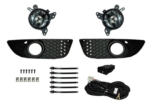 Juego Kit Faro Niebla Mitsubishi Lancer 2008 -2012 Eca