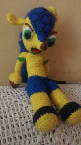Amigurimi Mascota Mundial 2014 En Crochet  Us $10,00
