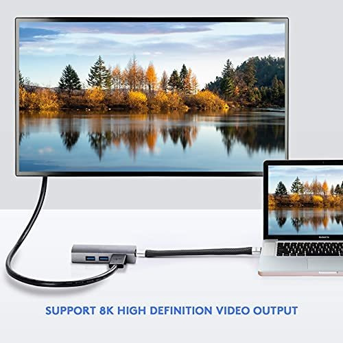 Cable Usb Corto Thunderbolt Pie Para Transferencia Dato