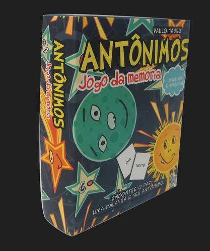 Livro Caixinha - Antônimos Jogo Da Memória - Encontre O Par: Uma Palavra E Seu Antônimo.