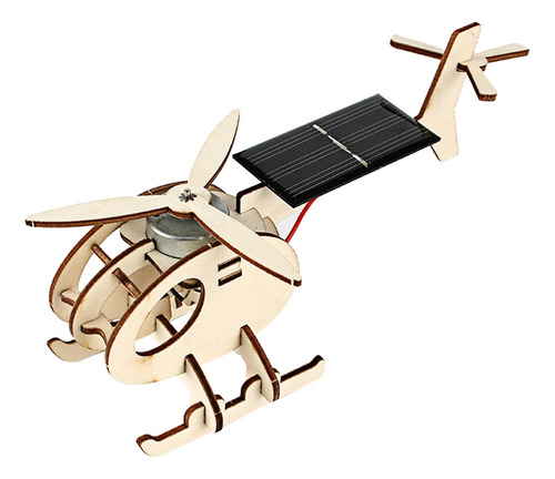Modelo De Madera Para Aviones Con Energía Solar, Manualidade