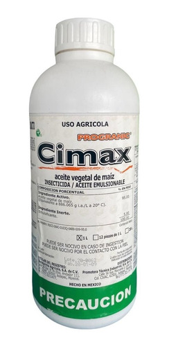Cimax 1 Lt, Insecticida Organico Aceite De Maiz, Prorganic