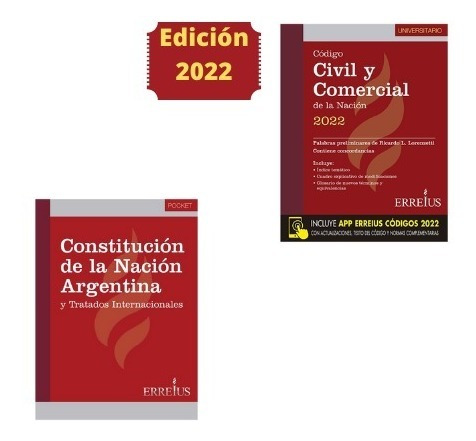 Imagen 1 de 5 de Codigo Civil Y Comercial + Constitucion Version Pocket