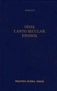 Libro Odas. Canto Secular Epodos - Gredos