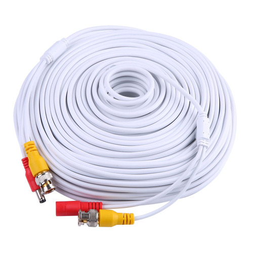 Sannce 1 X 150ft 45m Video Bnc Rca Extensión Cable De Alimen