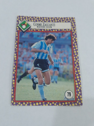 Figurita Futbolmania 93 Num 79 Zaccanti Racing