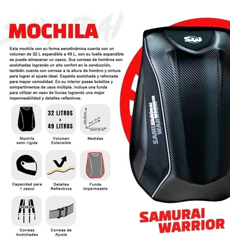 Mochila rigida online moto