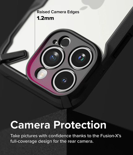 Funda Ringke Fusion X Para Iphone 15 Pro Antigolpe Negro Negro Fusion X