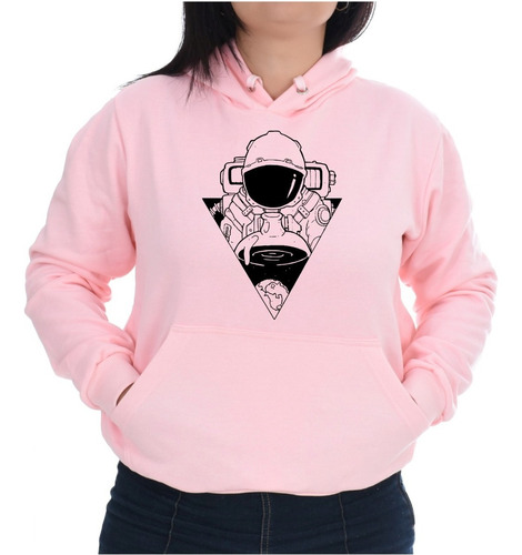 Blusa De Frio Moletom Casaco Agasalho Astronauta Planeta 