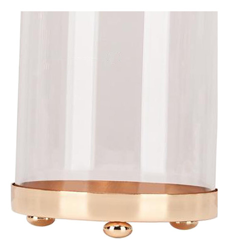 2pcs Cilindro De Cristal Transparente Florero De Flores
