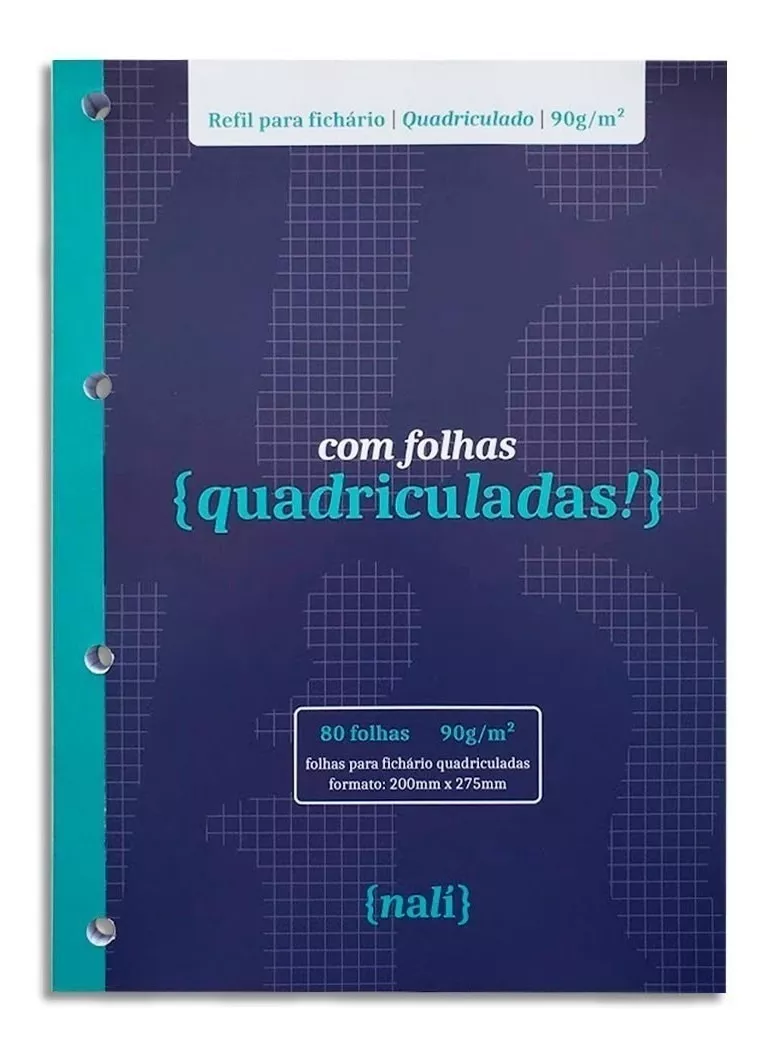 Segunda imagem para pesquisa de folha quadriculada