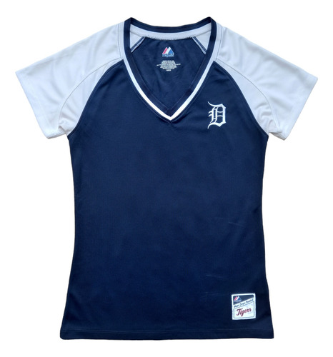 Remera Camiseta Liga Mayor Beisbol Tigers Majestic