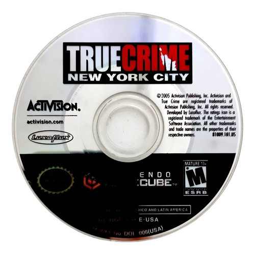 True Crime New York City Nintendo Game Cube (Reacondicionado)