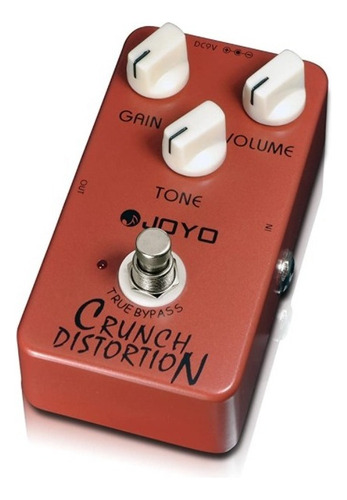 Pedal Joyo Crunch Distortion - Serie Vintage Color Rojo