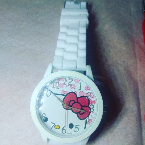 Reloj Blanco Hello Kitty 
