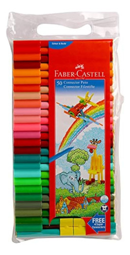 Rotuladores Faber Castell Connector, Multicolor - Paquete De