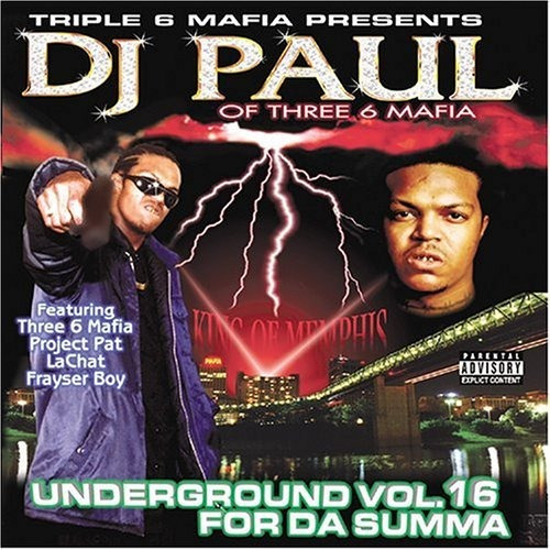 Cd Underground 16 For Da Summa - Three 6 Mafia Presents Dj