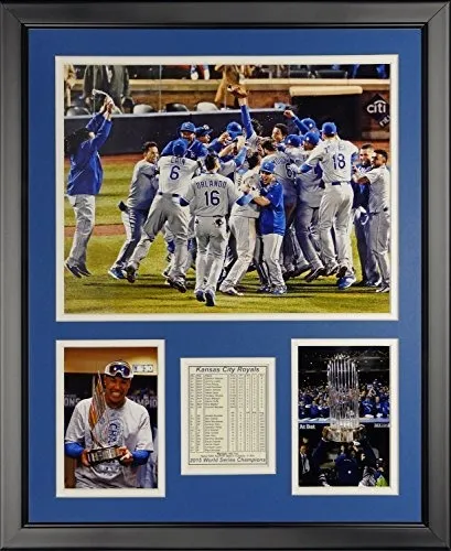 Collage Enmarcado Celebración Campeones Serie Mundial Royals
