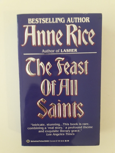 The Feast Of All Saints - Anne Rice -libro En Inglés 